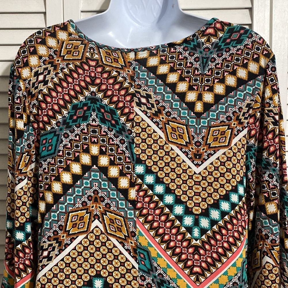 Wrangler Western Slimming V Pattern Dress - Picture 7 of 12